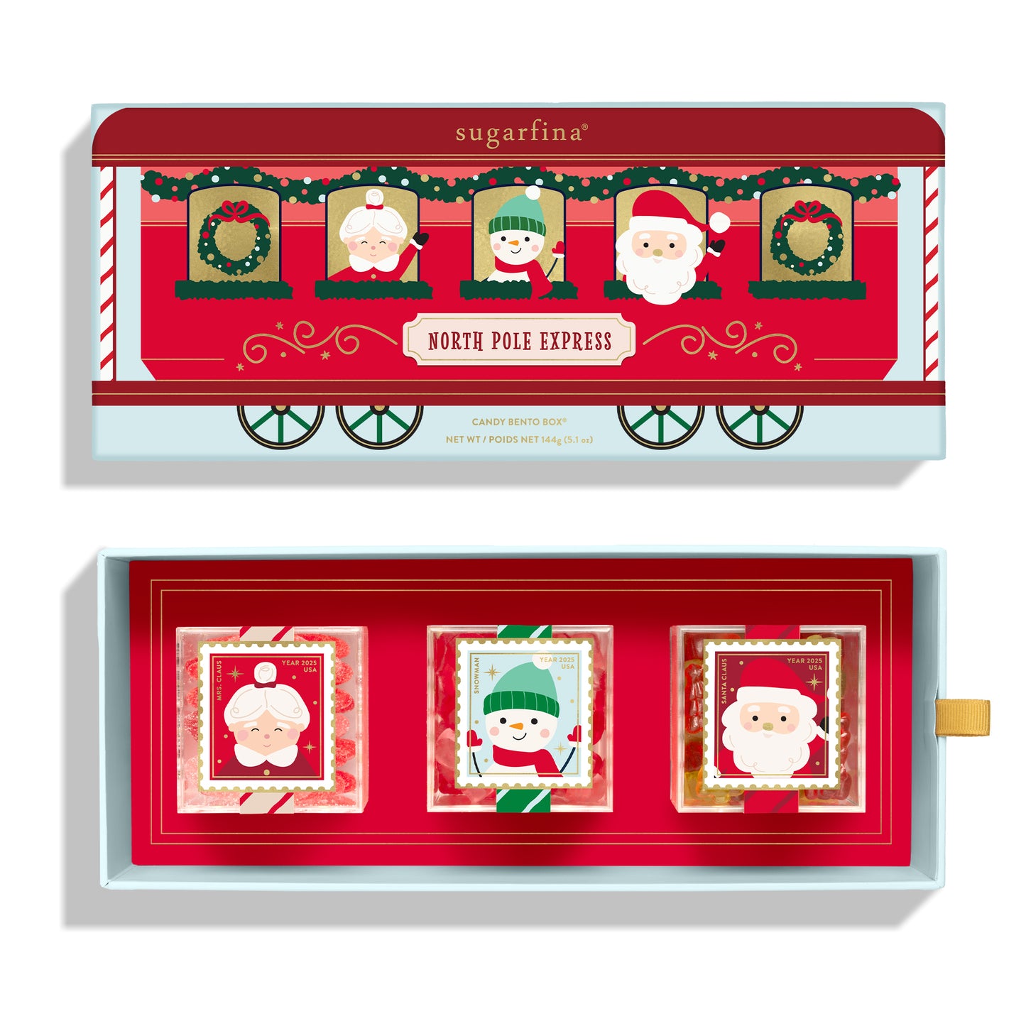 North Pole Express 3pc Bento Box
