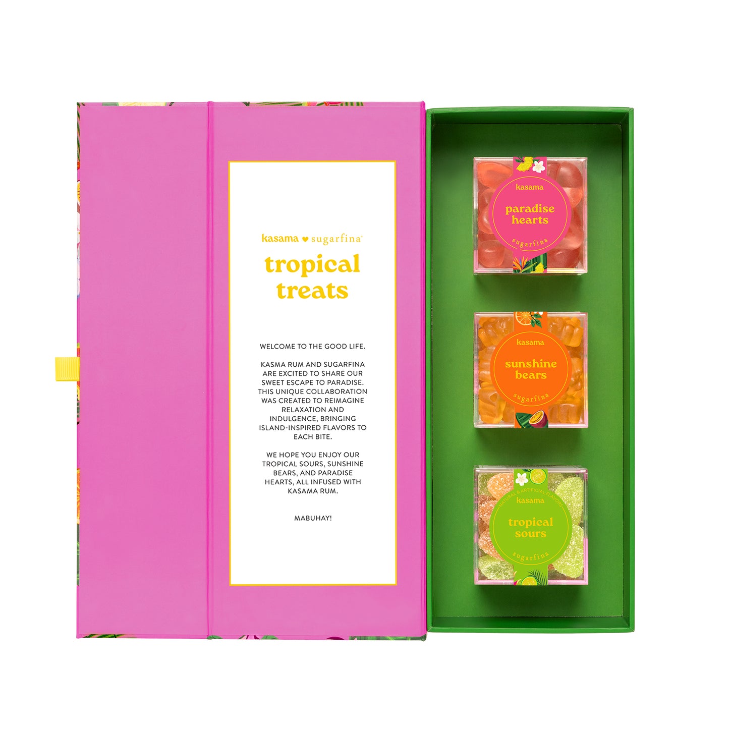 Tropical Treats 3pc Bento Box KASAMA RUM