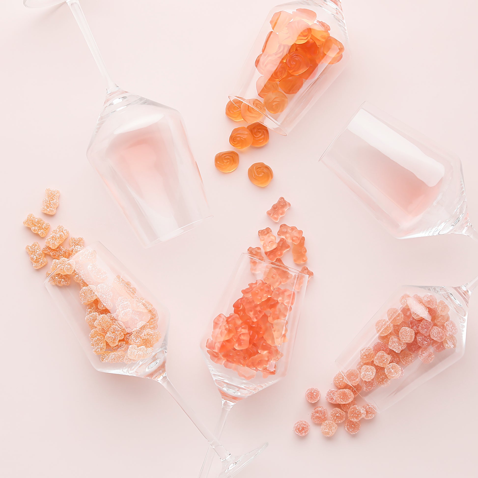 Sparkling Rose Bears Gummy Easify - Sugarfina Australia