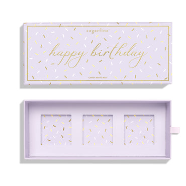 Happy Birthday 3-Piece Design Your Own Candy Bento Box®