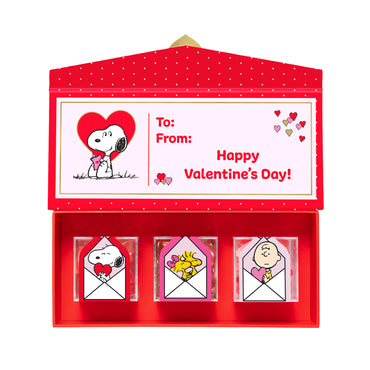 Peanuts X Sugarfina Love Mail 3 Piece Candy Bento Box®