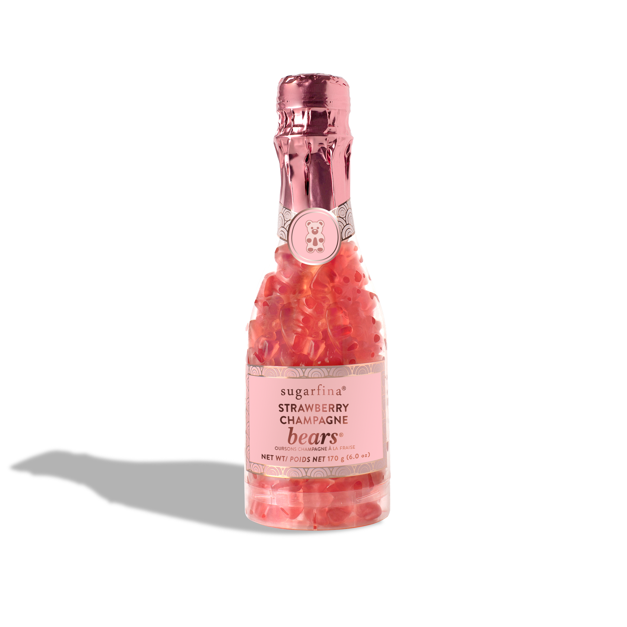 STRAWBERRY CHAMPAGNE BEARS® CELEBRATION BOTTLE - Sugarfina Australia