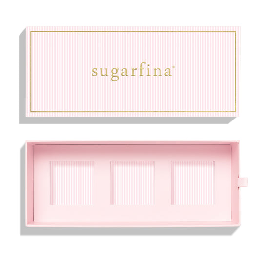 THREE PIECE BENTO PINK STRIPE DYO Easify - Sugarfina Australia