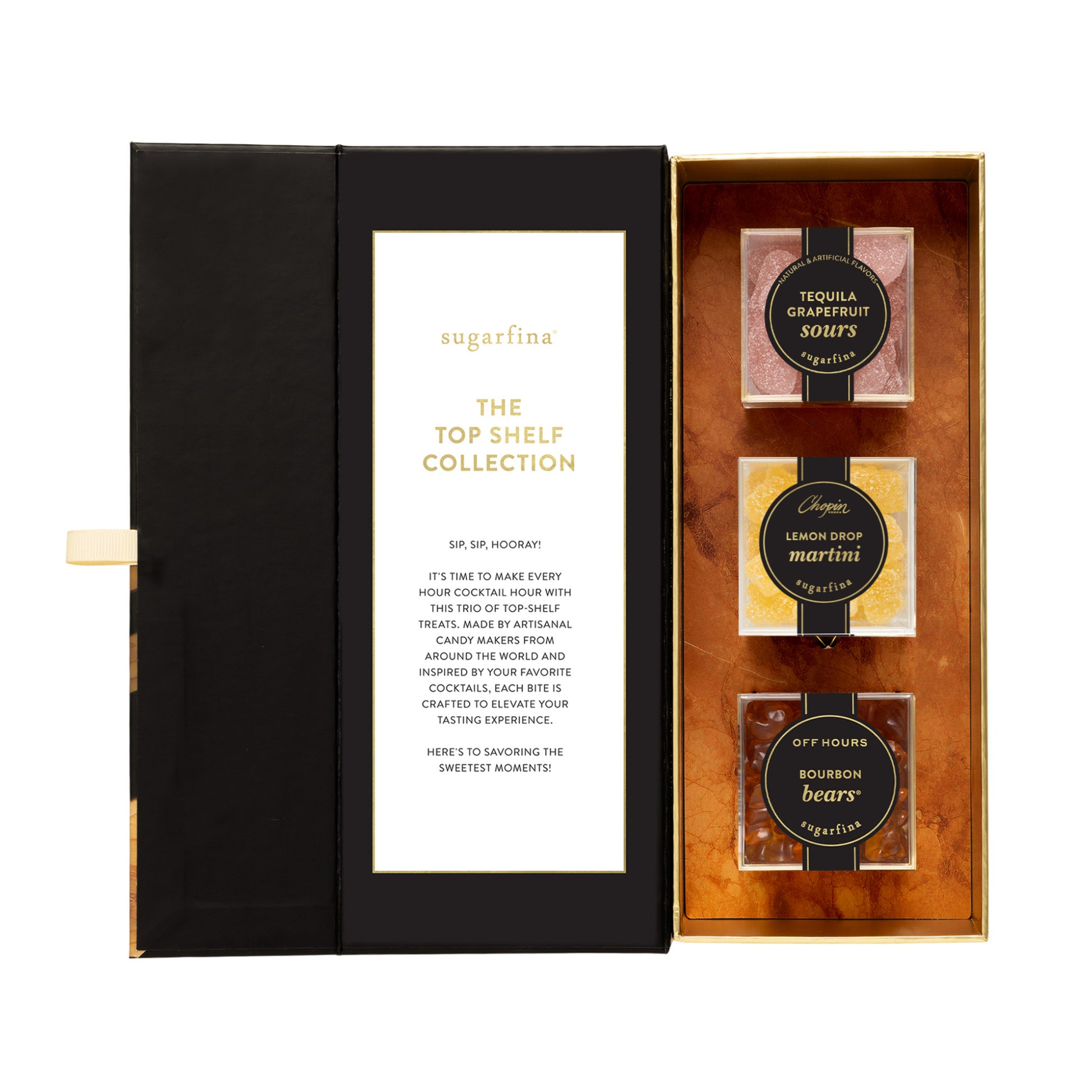 Top Shelf Treats 3 Piece Candy Bento Box® - Sugarfina Australia Sugarfina Australia