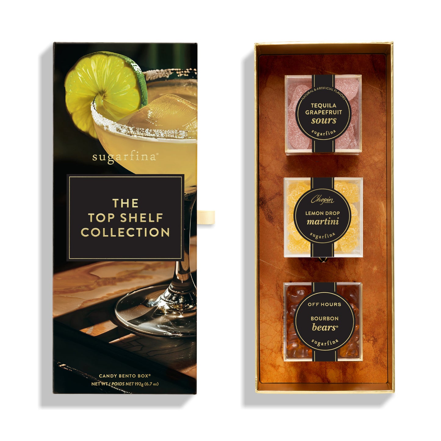 Top Shelf Treats 3 Piece Candy Bento Box® - Sugarfina Australia Sugarfina Australia