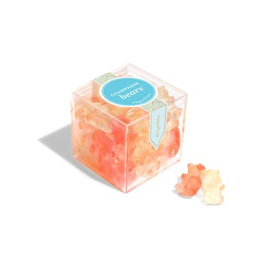 Champagne Gummy Bear Small Cube